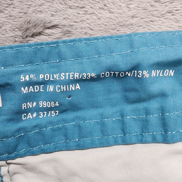 RVCA Board Shorts Mens 31 Blue Orange Gray Striped Vintage Brushed Tie Front - Picture 7 of 14